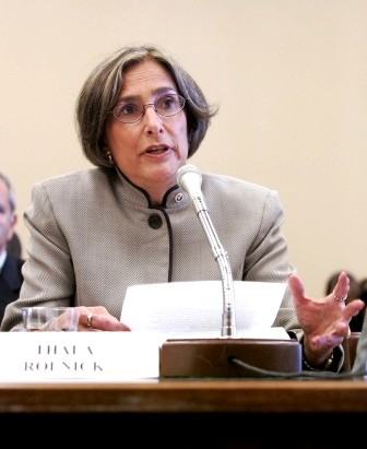 Thala Rolnick Testifying to Congressional committee